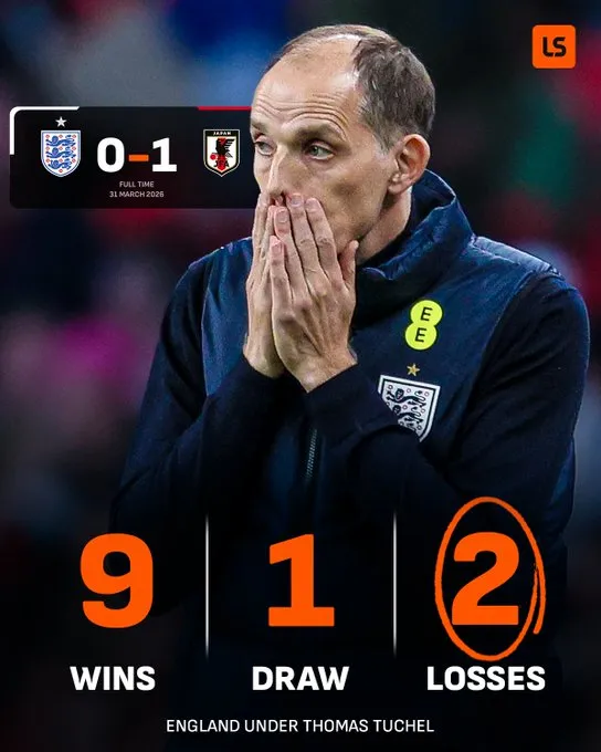 开云入口-英格兰遭遇图赫尔执教下的第二场失利,并且是首次未能进球